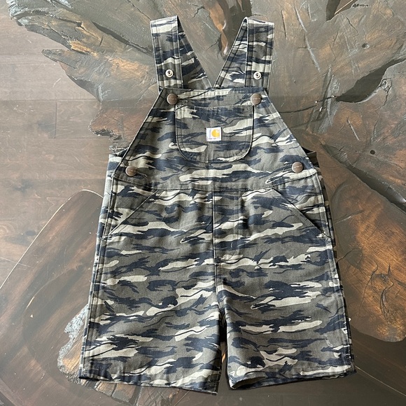 Carhartt Toddler Camo Short Overalls - Picture 1 of 4